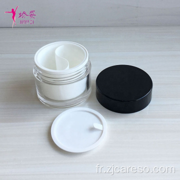 Pot de crème d&#39;emballage 50g + 50g pour masque crème pour les yeux